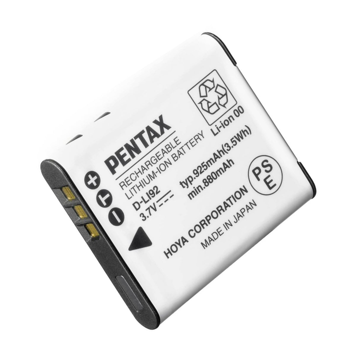 Ricoh Pentax D-LI92 Rechargeable 3.7V 925mAh Li-Ion Battery