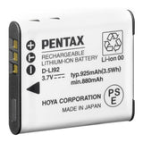 Ricoh Pentax D-LI92 Rechargeable 3.7V 925mAh Li-Ion Battery