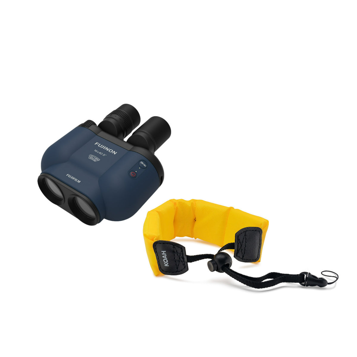 Fujifilm TS-X 1440 Techno Stabi Binoculars (Navy) w/Waterproof Camera Strap