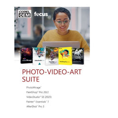 Corel Software Bundle of 5 Softwares OEM Photo, Video, and Art Software Suite (Open Box)