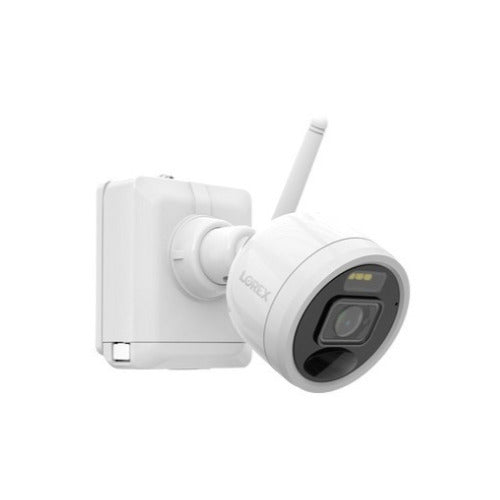 Lorex 2K 8-Channel 32GB NVR System with Four Active Deterrence Outdoor Battery Security Cameras
