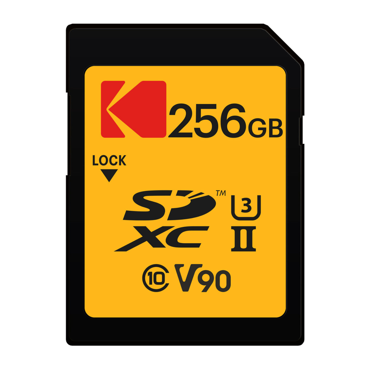 Kodak 256GB UHS-II U3 V90 Ultra Pro SDXC Memory Card (2-pack)