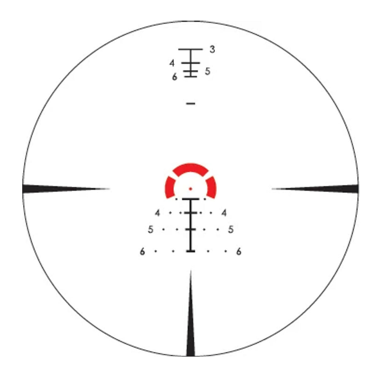 Vortex Strike Eagle® 1-8x24 FFP EBR-8 MOA Riflescope with Cantilever Mount