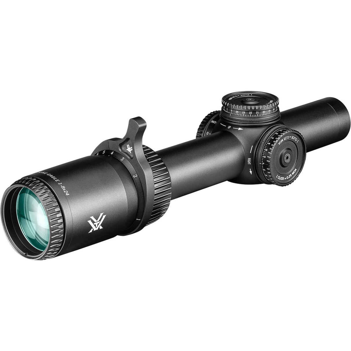 Vortex Strike Eagle® 1-8x24 FFP EBR-8 MOA Riflescope with Cantilever Mount