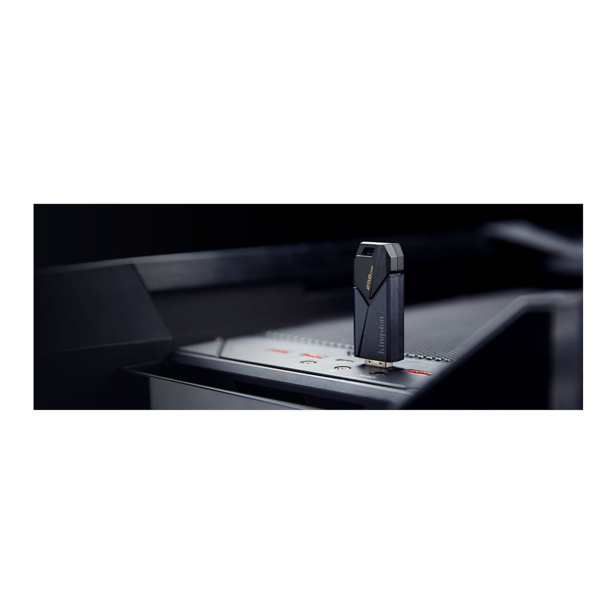 Kingston DataTraveler Exodia Onyx 256GB USB  Flash Drive with Moving Cap (Matte Black) (10-Pack)