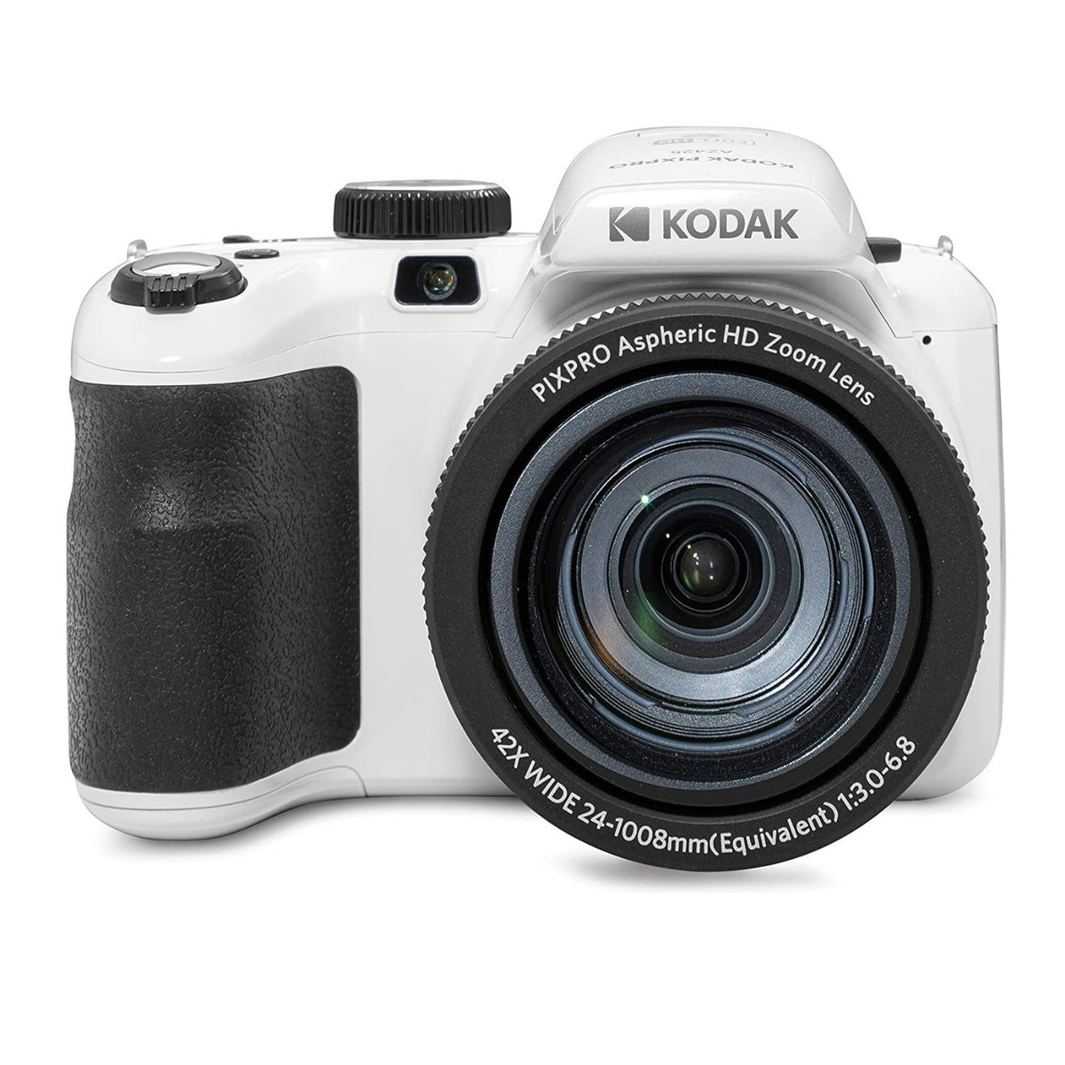 Kodak PIXPRO AZ425 Astro Zoom 20MP Camera with 42x Zoom (White) with 32GB SD