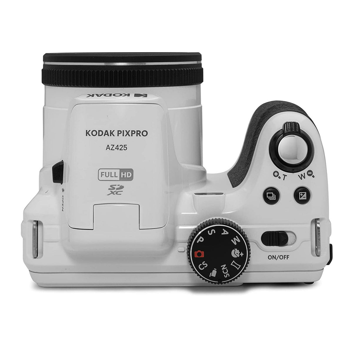 Kodak PIXPRO AZ425 Astro Zoom 20MP Camera with 42x Zoom (White) with 32GB SD