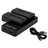 Hollyland Cosmo C1 Wireless SDI/HDMI Transmission System with 2-Pack NP-F570 Battery and LCD Charger