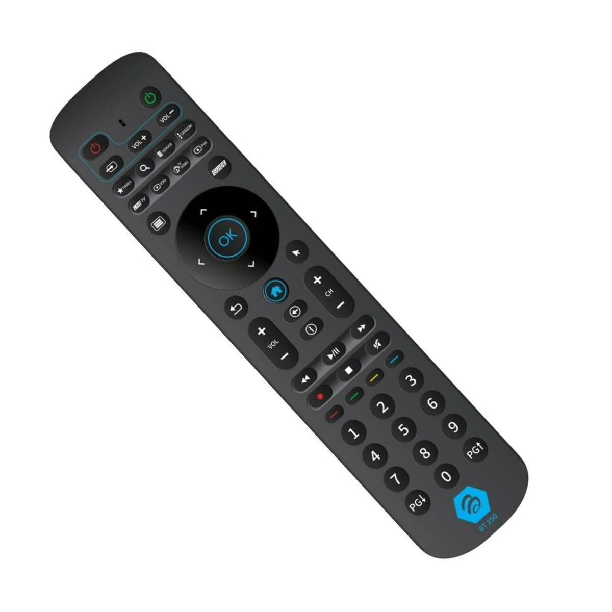 Buzz Remote BuzzTV BT-250 Longer Life, Greater Range, Stylish and Ergonomic Remote ...
