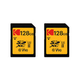 Kodak 128GB UHS-II U3 V90 Ultra Pro SDXC Memory Card  (2-pack)