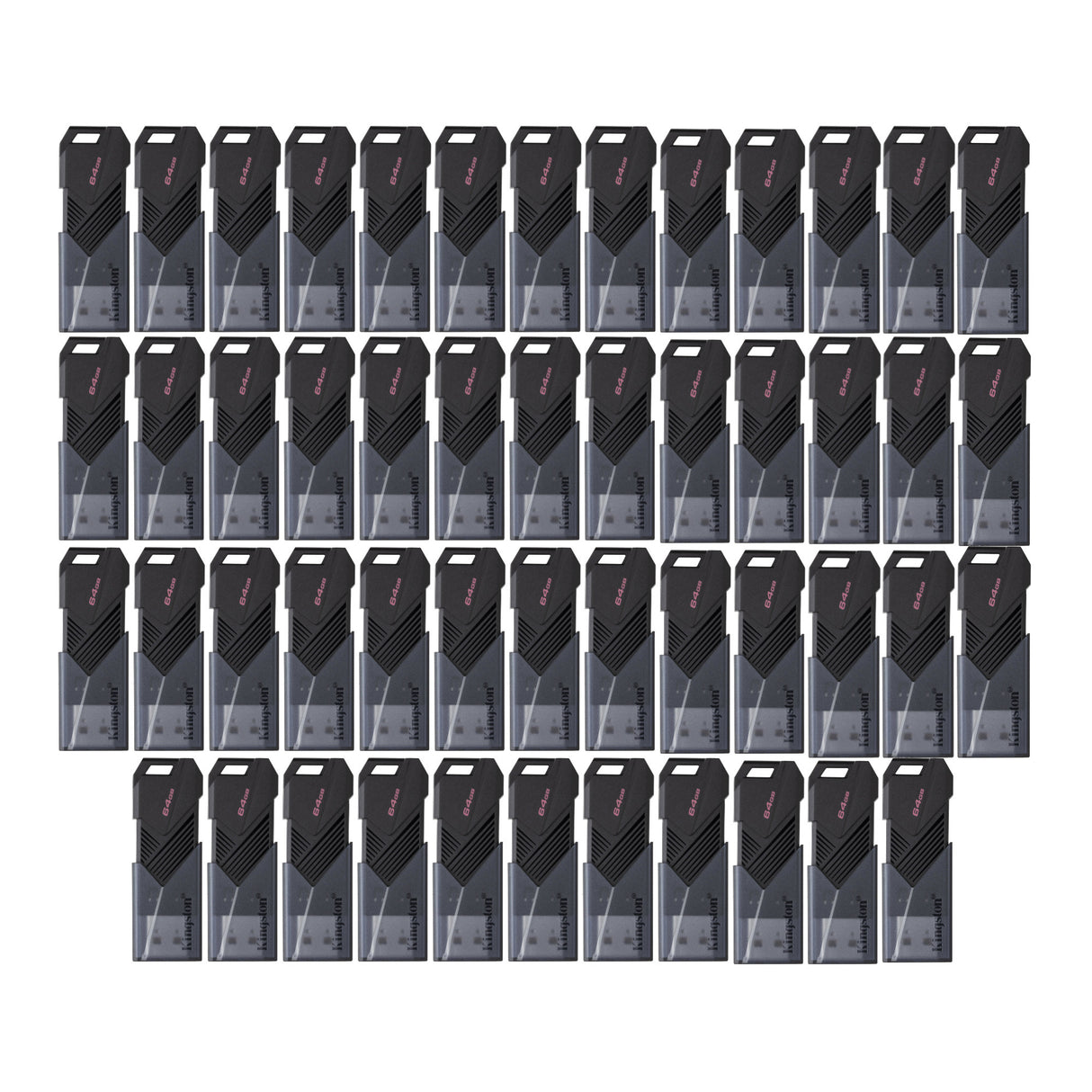 Kingston 64GB DataTraveler Exodia Onyx USB 3.2 Flash Drive (Matte Black) (50-Pack)