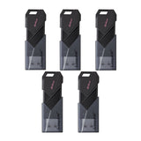 Kingston 64GB DataTraveler Exodia Onyx USB 3.2 Flash Drive, Matte Black (5-Pack)