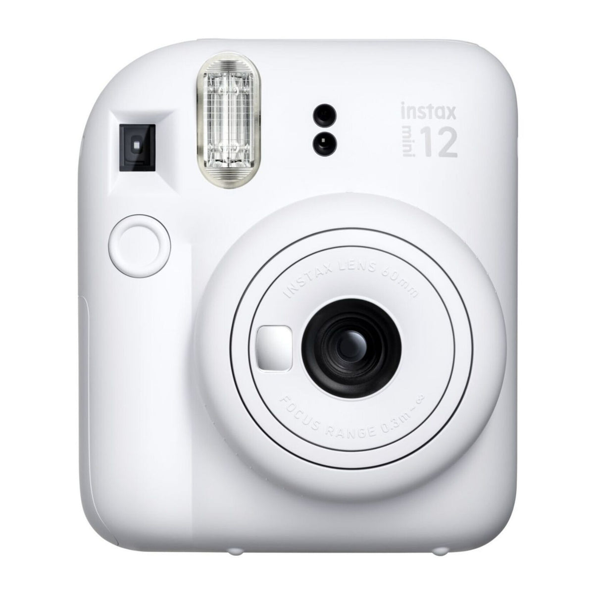 Fujifilm Instax Mini 12 Instant Camera (White Clay) and Instax Film Kit Bundle