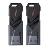 Kingston 128GB DataTraveler Exodia Onyx USB 3.2 Flash Drive (Matte Black) (2-Pack)