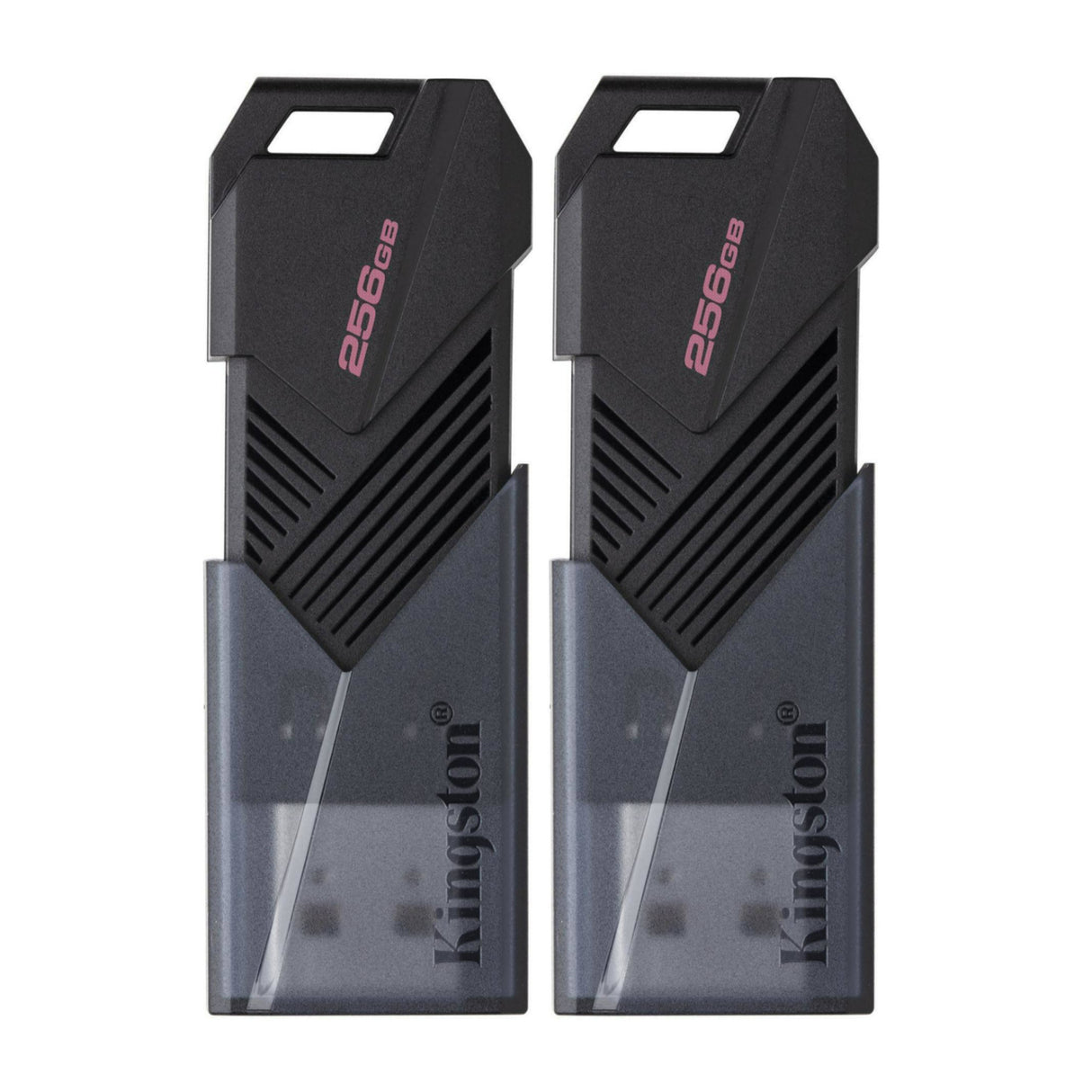 Kingston 256GB DataTraveler Exodia Onyx USB 3.2 Flash Drive (Matte Black) (2-Pack)