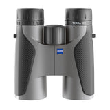 Zeiss Terra ED 10x42 Binoculars (Gray) Bundle with Lens Care Kit