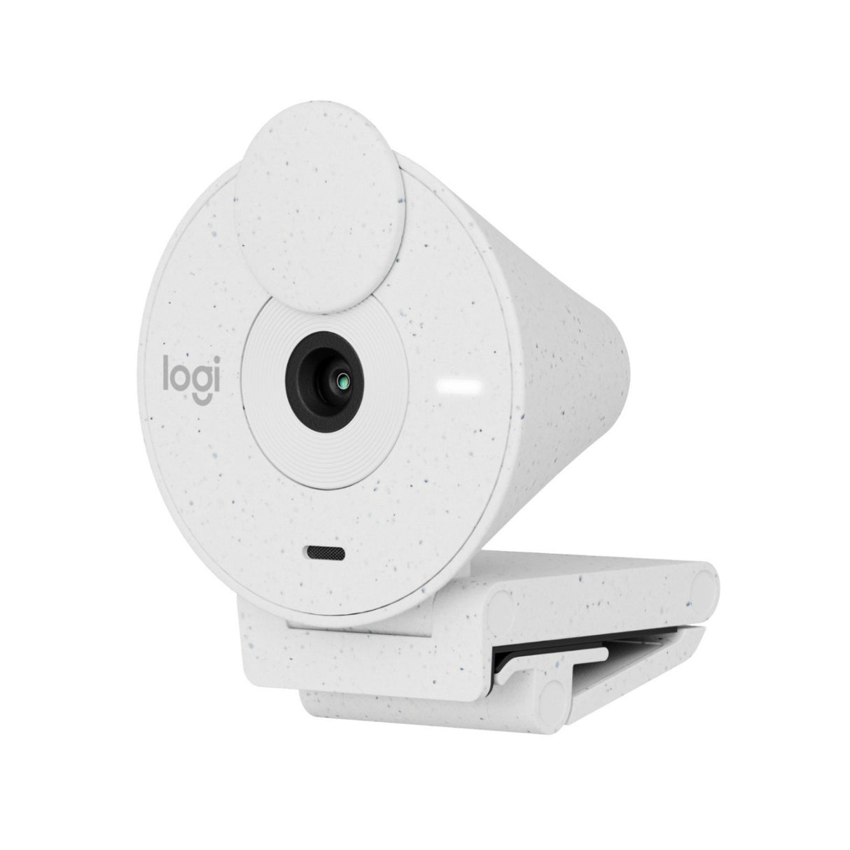 Logitech Brio 300 Off-White Noise-Reducing Mic and 1080P Webcam with Shutter