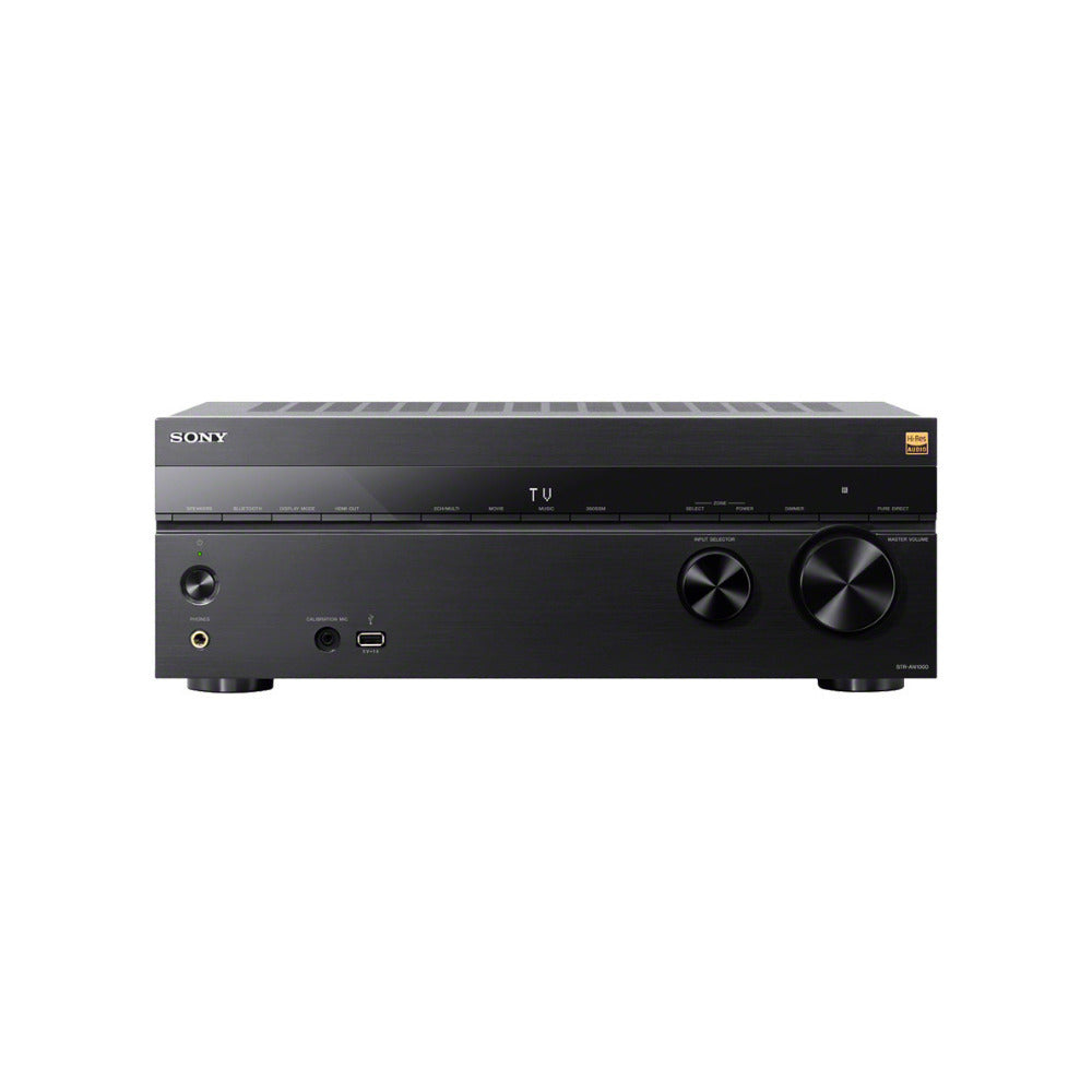 Sony STR-AN1000 7.2 Channel 8K AV Receiver with 300W Wireless Subwoofer, Fastening Cable Ties Bundle