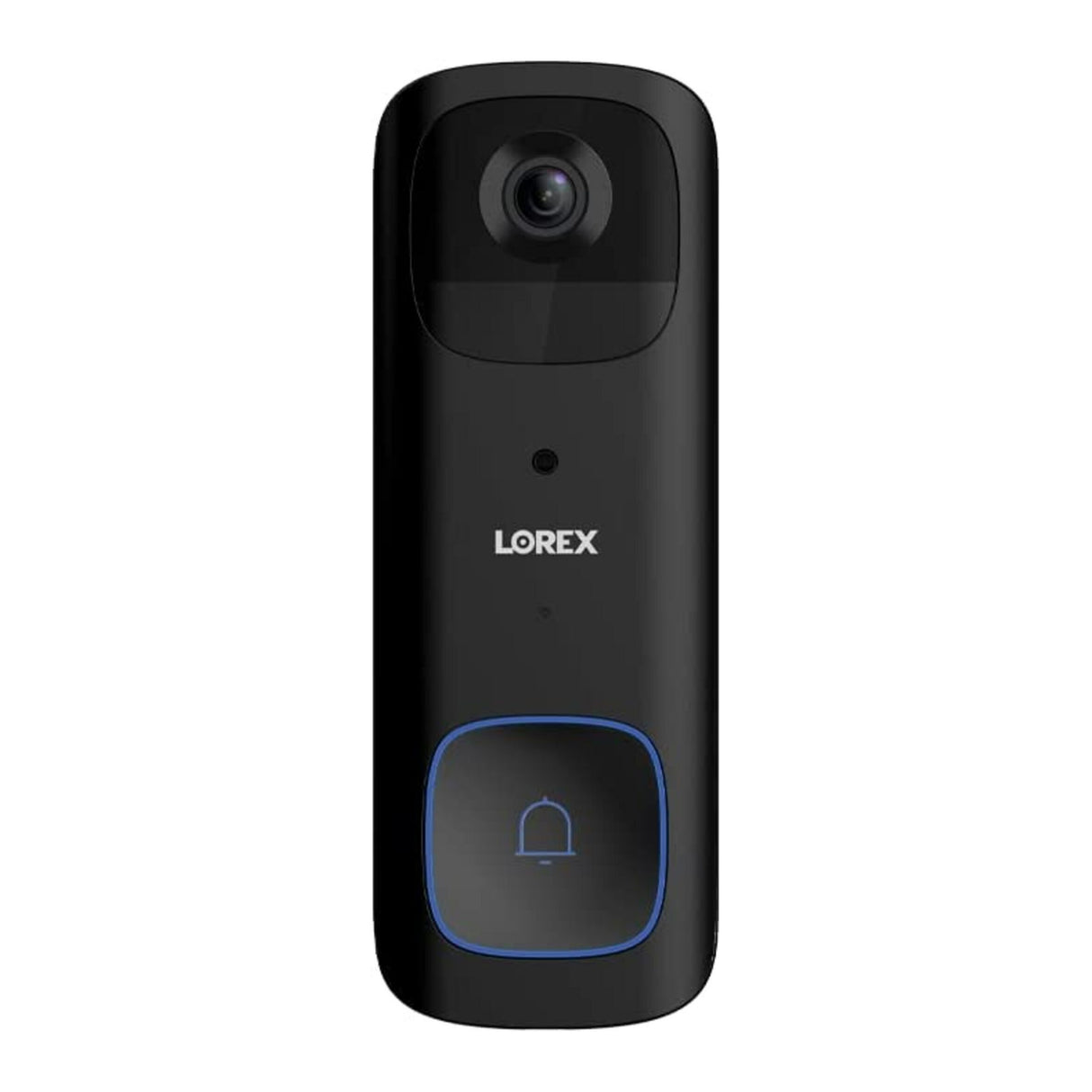 Lorex 2K Battery Video Doorbell with Color Night Vision, Person Detection, and 2-Way Talk (Black)