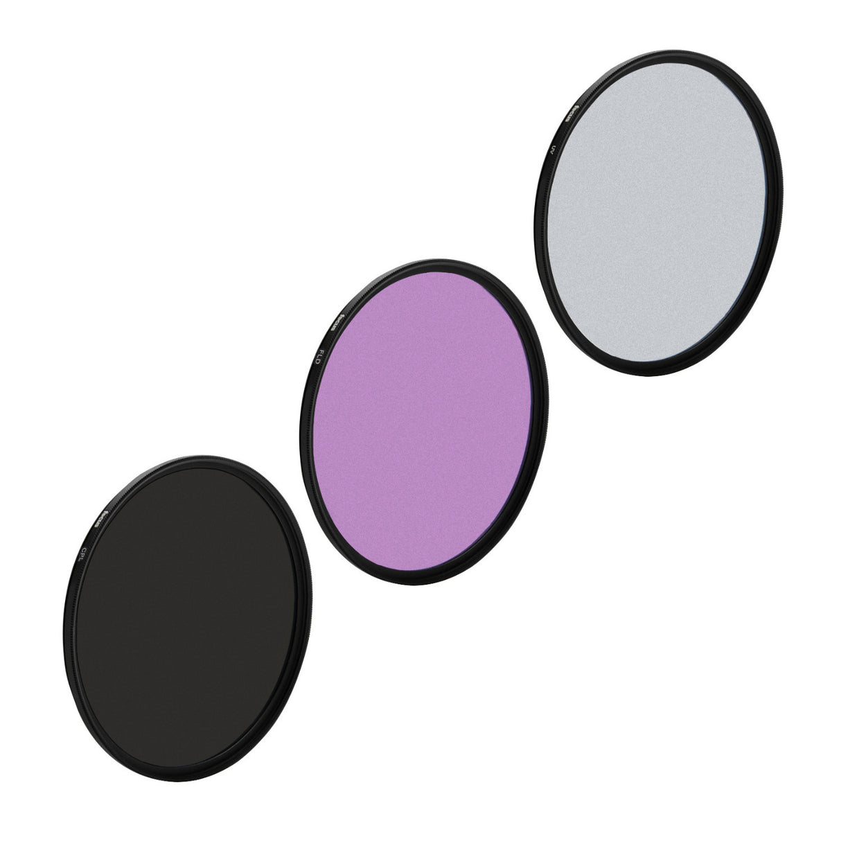 Focus Camera 77mm 3-Piece UV, CPL, FLD Lens Filter Kit