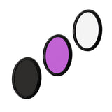 Focus Camera 52mm 3-Piece UV, CPL, FL-D Lens Filter Kit