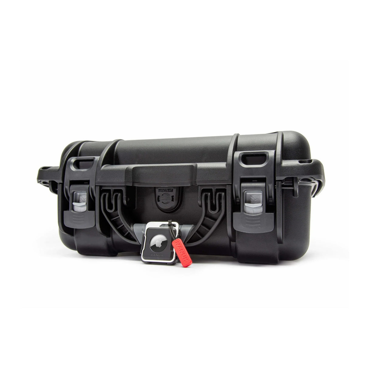 Nanuk 935 Waterproof Hard Case with Wheels and Padded Divider (Black) with Airtag Holder