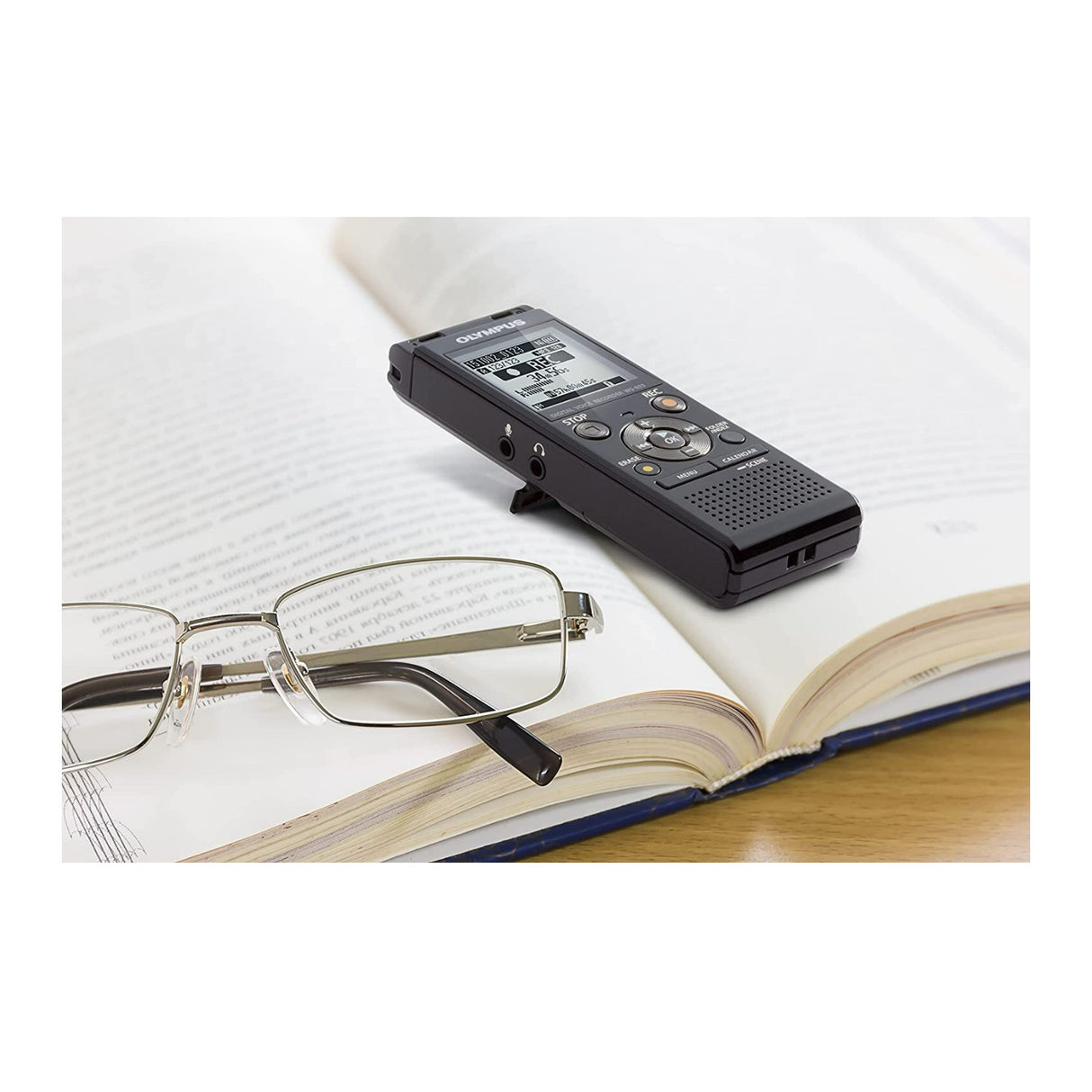 Olympus WS-883 Digital Voice Recorder with USB-A Battery Charging and 8GB Built-In Memory (Black)