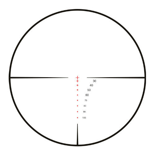 Hawke XB30 SR 2-7x32mm, Capped Turrets, 1/2 MOA Low-Profile Crossbow Scope