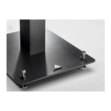 Triangle S01 Bookshelf Speaker Stands with Non-Slip and Anti-Scratch Felt (Matte Black, Pair)
