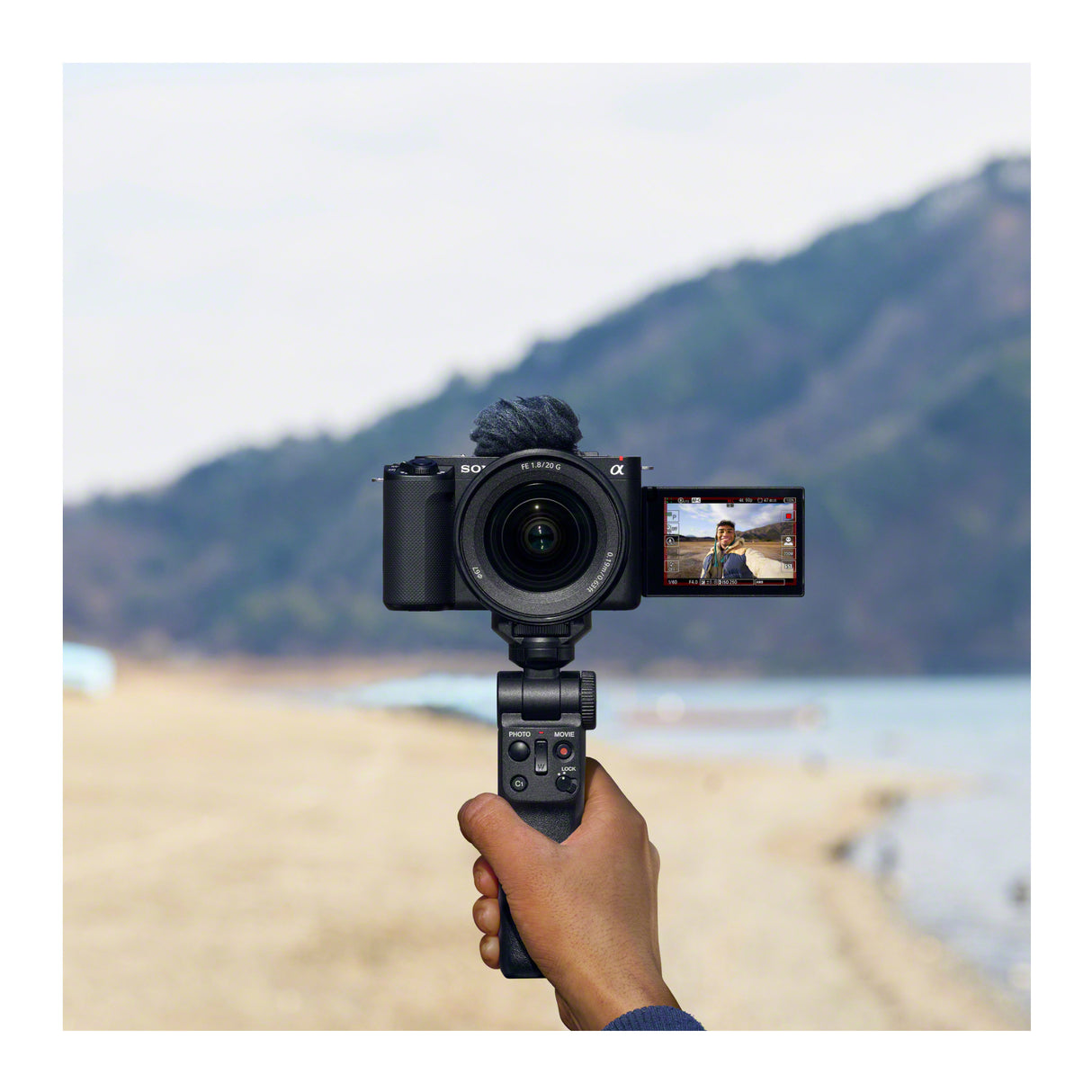 Sony Alpha ZV-E1 Full-frame Mirrorless Vlog Camera (ILCZV-E1/B, Black)