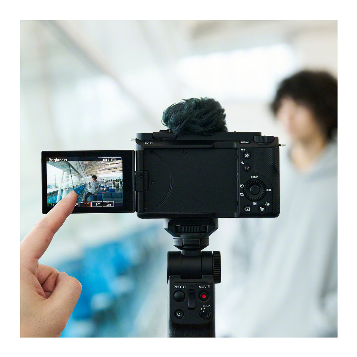 Sony Alpha ZV-E1 Full-frame Mirrorless Vlog Camera (ILCZV-E1/B, Black)