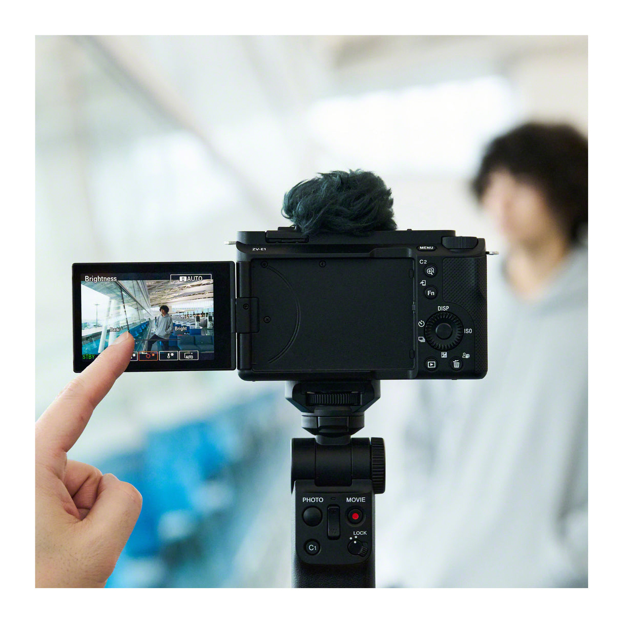 Sony Alpha ZV-E1 Full-frame Mirrorless Vlog Camera (ILCZV-E1/B, Black)