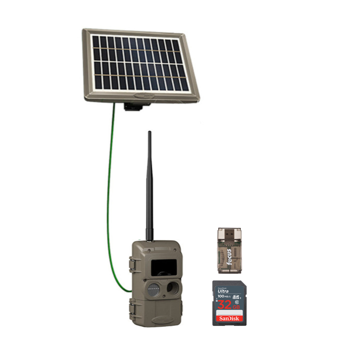 Cuddeback CuddeLink Wireless Trail Camera with Solar Power Bank Bundle.