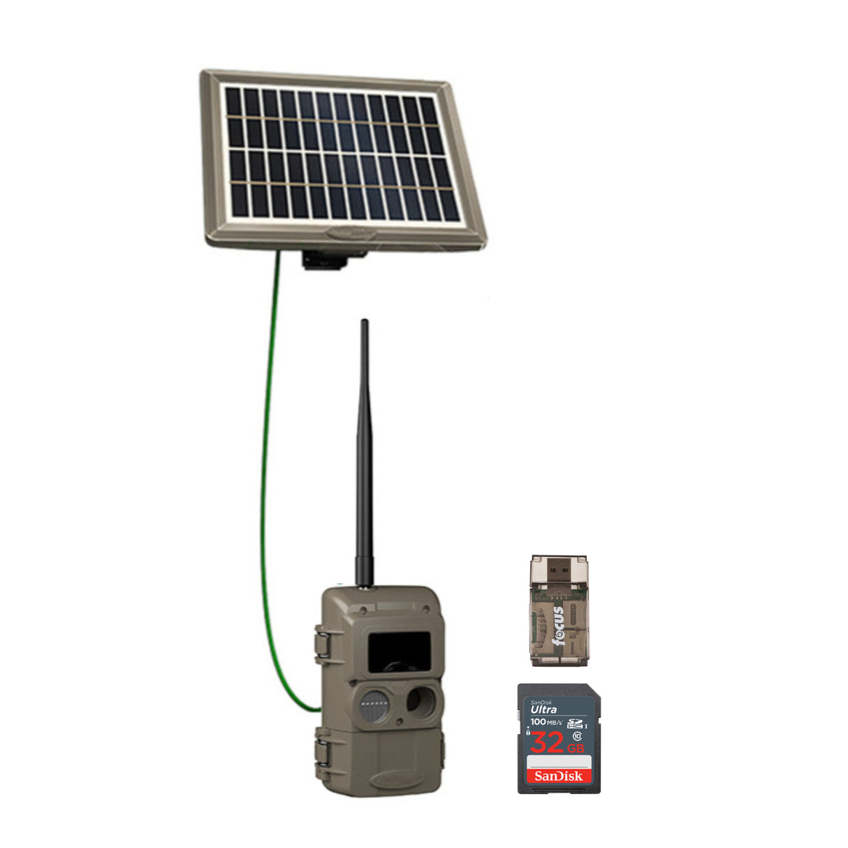 Cuddeback CuddeLink Wireless Trail Camera with Solar Power Bank Bundle.