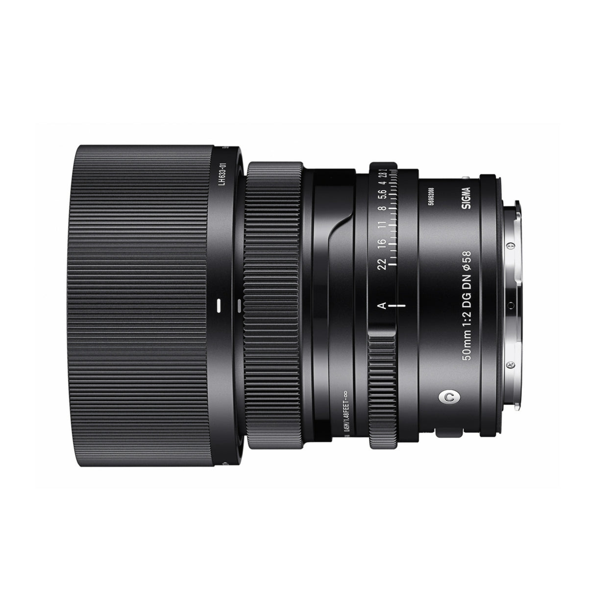 Sigma 50mm F2 DG DN Contemporary Series Standard Lens for L Mount with Lens Cap and Lens Hood