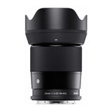 Sigma 23mm F1.4 DC DN Contemporary Series Large Aperture Lens for L Mount with Lens Hood