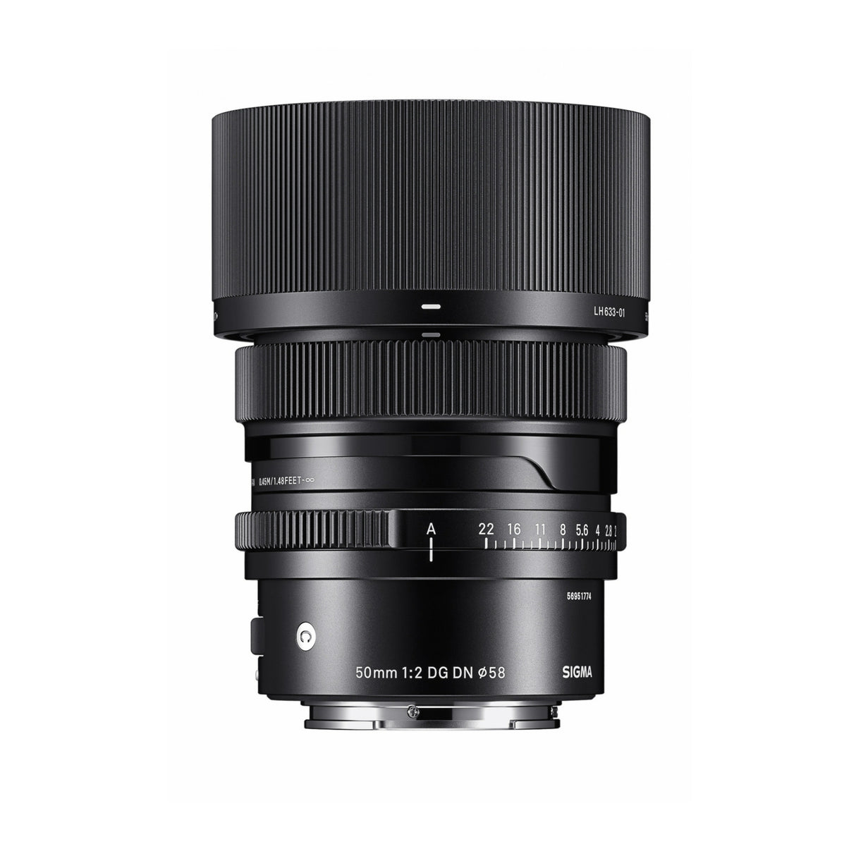 Sigma 50mm F2 DG DN Contemporary Series Standard Lens for Sony E Mount with Lens Cap and Lens Hood