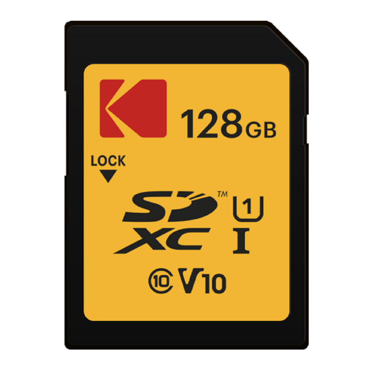 Kodak 128GB SD Class 10 UHS-I U1 V10 Full HD Memory Card with Up to 25MB/s Speed