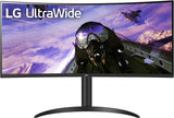 LG 34WP65C-B 34-Inch Curved UltraWide QHD 3440x1440 160Hz FreeSync Premium Monitor (Refurbished)