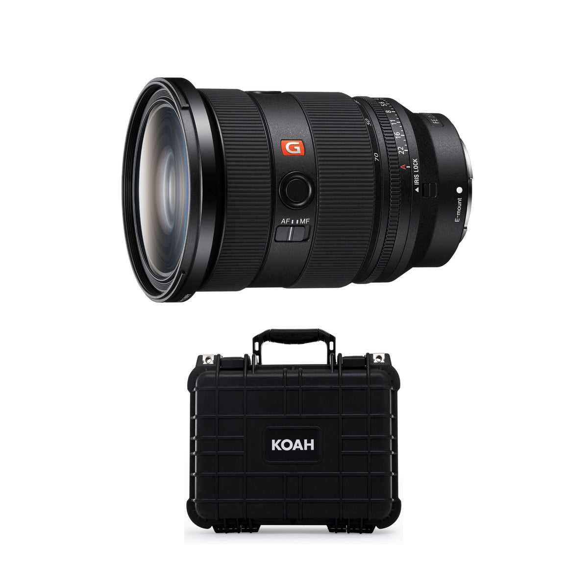Sony SEL2470GM2 FE 24-70mm f/2.8 GM II Full-Frame Constant-Aperture Lens with Hard Case bundle