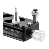 NiSi Quick Adjustment Macro Focusing Rail NM-200S with 360-Degree Rotating Clamp and 4 Foot Nails