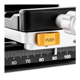 NiSi Quick Adjustment Macro Focusing Rail NM-200S with 360-Degree Rotating Clamp and 4 Foot Nails