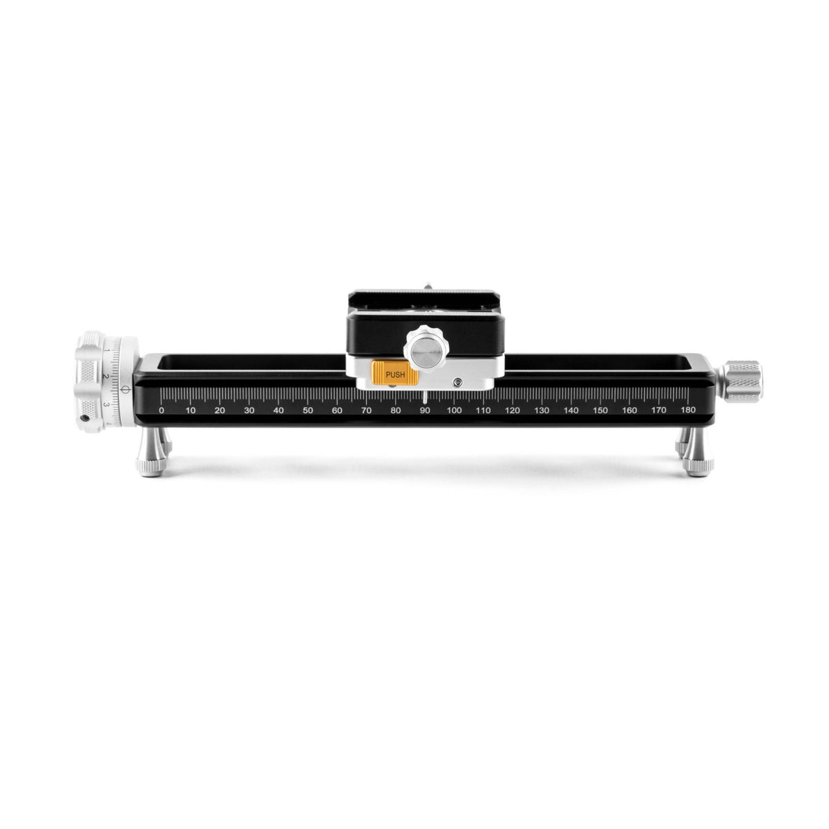 NiSi Quick Adjustment Macro Focusing Rail NM-200S with 360-Degree Rotating Clamp and 4 Foot Nails