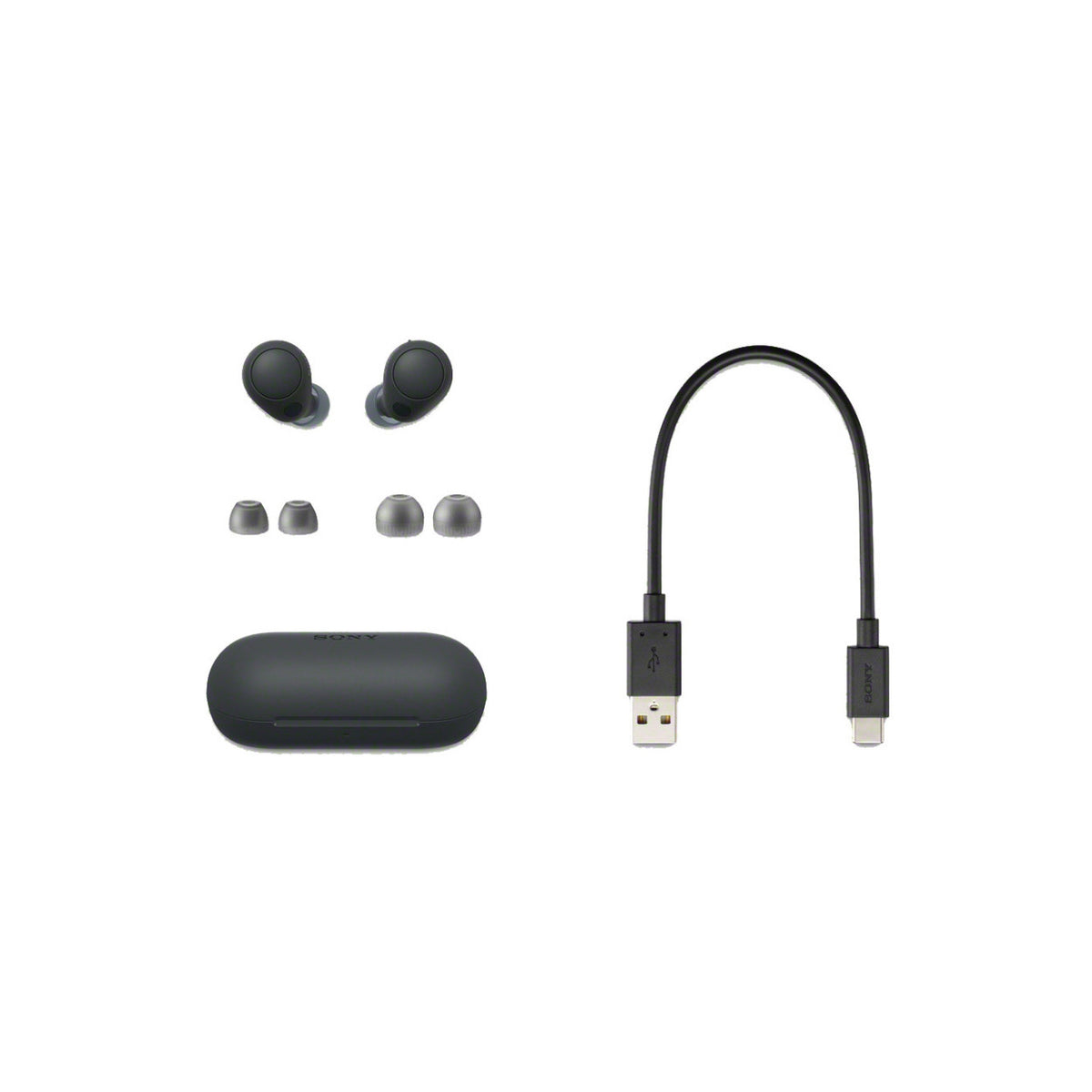 Sony WF-C700N Truly Wireless Noise Canceling Bluetooth Earbuds with Mic (Black)