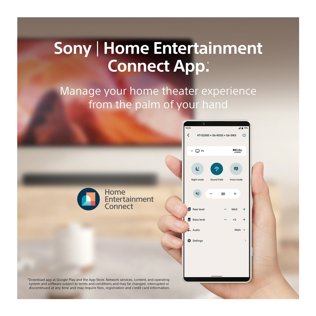 Sony HT-S2000: 3.1ch Dolby Atmos/DTS:X Surround Sound Soundbar