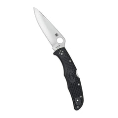 Spyderco Endura 4 3.80-Inch Durable Steel Blade Foldable PlainEdge Knife (Black) (Open Box)