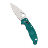 Spyderco Manix 2 3.37-Inch CPM SPY27 Steel Blade PlainEdge Foldable Knife (Blue)