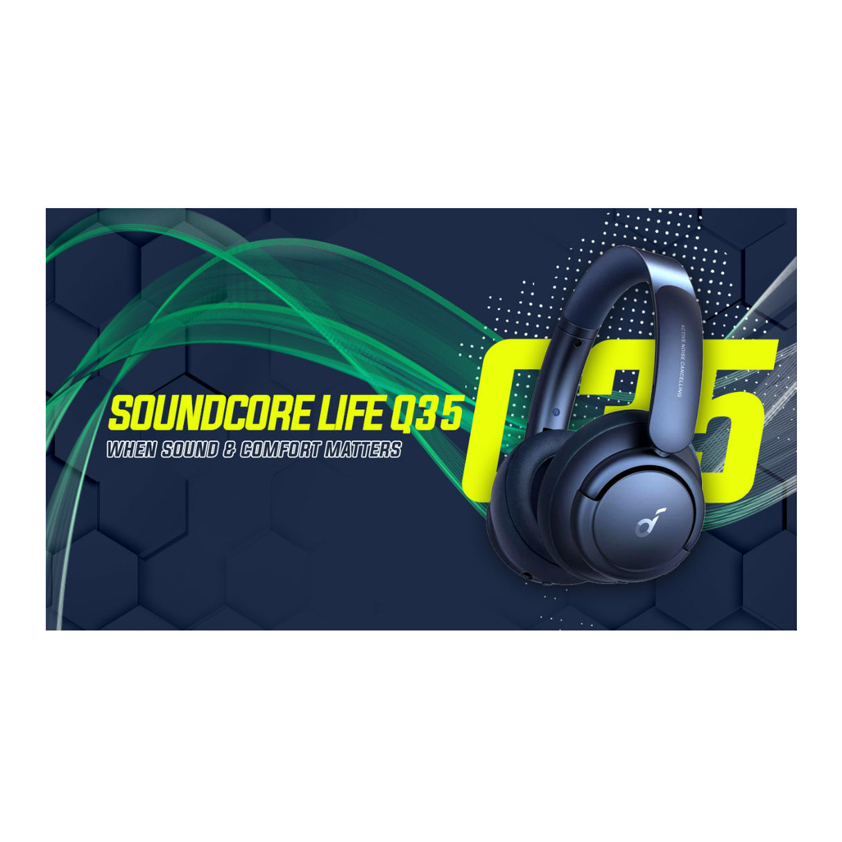 Cleer Audio Enduro 100 Bluetooth Wireless Headphones with Up To 100-Hours of Battery (Navy Blue)