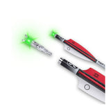 TenPoint Alpha-Blaze Lighted Nocks Pro Elite 400 Crossbow Arrows (Green, 3-Pack)