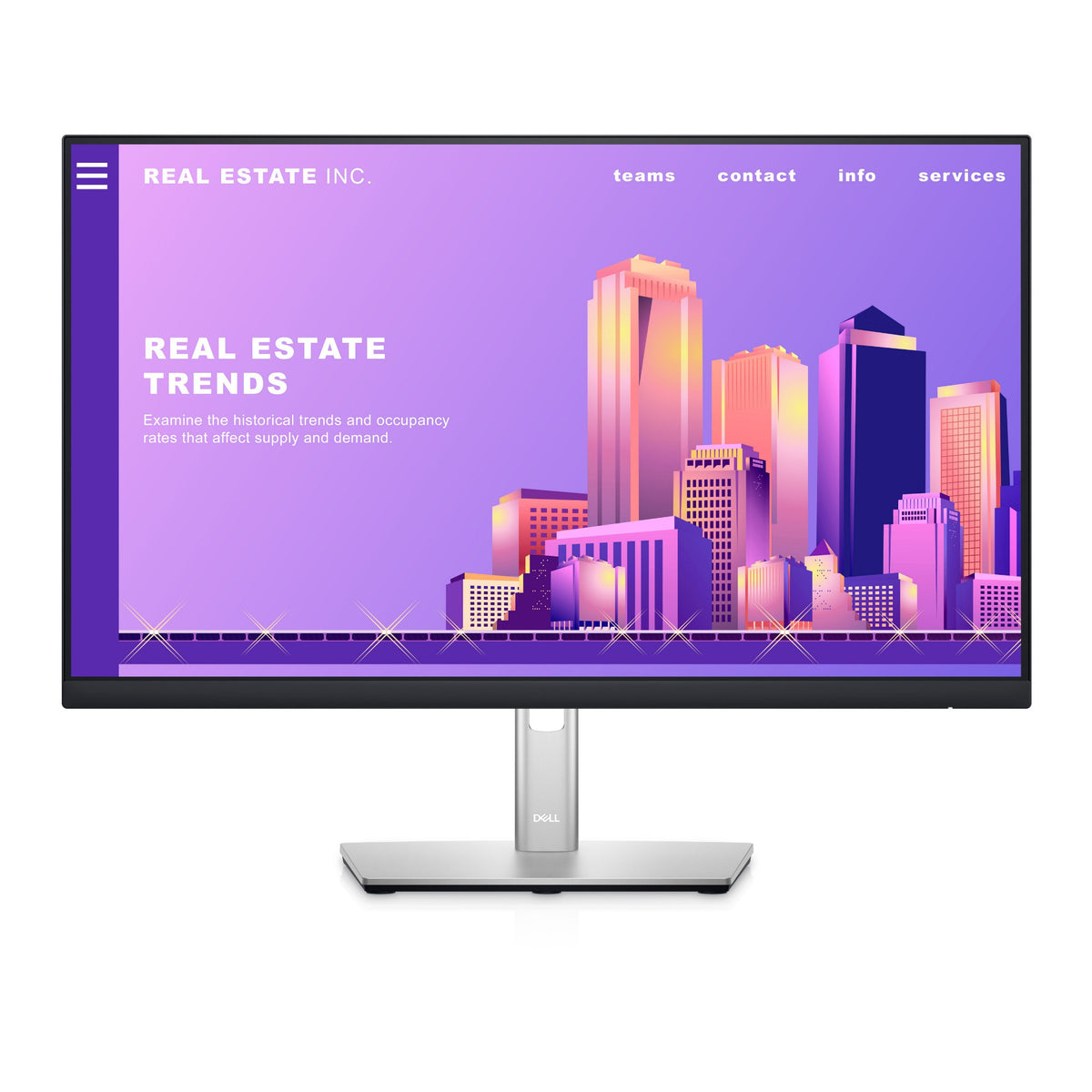 Dell P2422H Monitor, 23.8" Full HD IPS, ComfortView Plus (Certified Refurbished)